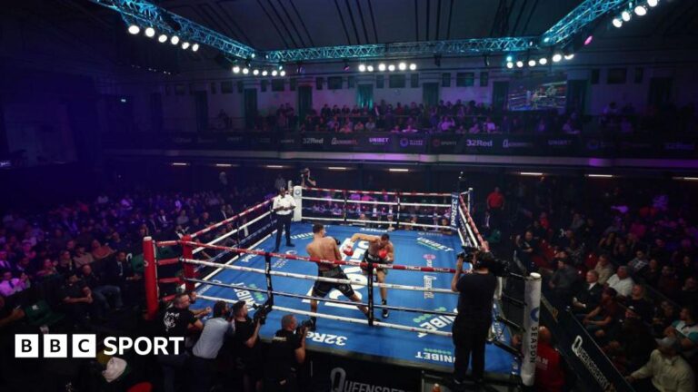 Boxing’s small halls crisis: Why the sport’s lifeblood is struggling for breath Fighters in the ring at York Hall
