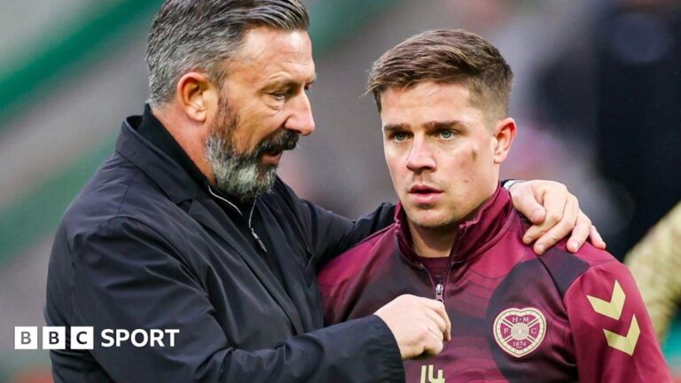 ‘We’re not Barcelona’ – but Derek McInnes knows how Hearts can respond after derby defeat Derek McInnes and Cammy Devlin