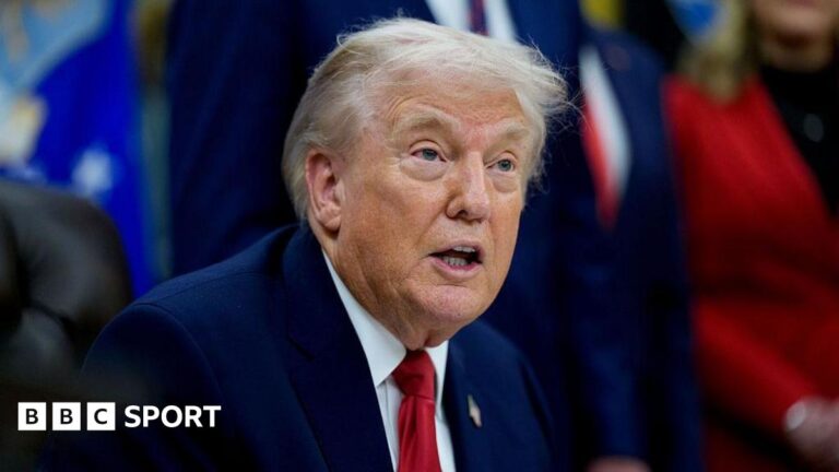 2026 World Cup: Fan group ‘extremely concerned’ by ICE raids in US before summer tournament US President Donald Trump sits at his desk in the Oval Office