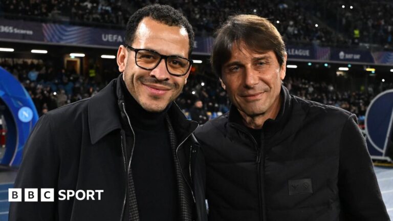 Antonio Conte: Italian manager experiences more Champions League struggles after Napoli exit Liam Rosenior, Manager of Chelsea, and Antonio Conte, Head Coach of SSC Napoli, pose for a photo.