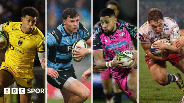 European Challenge Cup: No home knockout comforts for Welsh sides Dragons' Rio Dyer, Cardiff's Mason Grady, Ospreys' Phil Cokanasiga and Scarlets' Sam Costelow