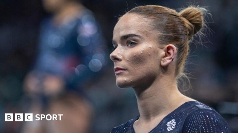 Gymnastics: GB’s Alice Kinsella aiming for rare return to elite competition as a mum Alice Kinsella does a split leap on beam