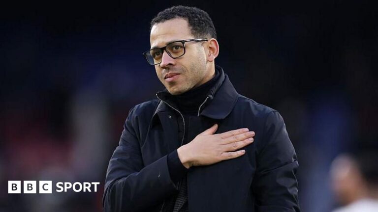 Liam Rosenior: Chelsea manager continues positive start Liam Rosenior puts hand on his chest when approaching Chelsea's away supporters at Crystal Palace
