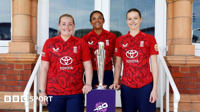 Women’s T20 World Cup: Ticket sales for 2026 tournament pass total from 2017 Sophie Ecclestone, Sophia Dunkley and Lauren Bell pose with T20 World Cup trophy at launch event
