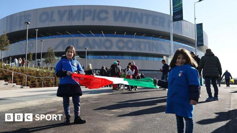 2026 Winter Olympics: Delayed Milano Santagiulia Ice Hockey Arena hosts first match The Milano Santagiulia Ice Hockey Arena