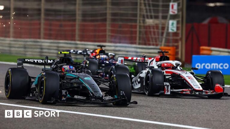 F1 pre-season testing: Stefano Domenicali calls for calm in face of criticism of new rules Kimi Antonelli leads Esteban Ocon and Max Verstappen on track during day two of the final pre-season test