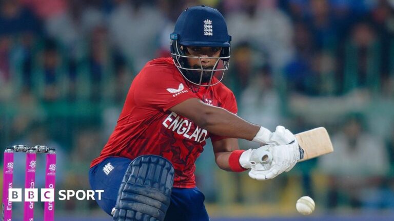 T20 World Cup: England’s Rehan Ahmed plays down hopes of place in semi-final XI Pitchmap comparing the control offered by Adil Rashid compared to Rehan Ahmed. It shows that Rashid had much better control against New Zealand then Ahmed.