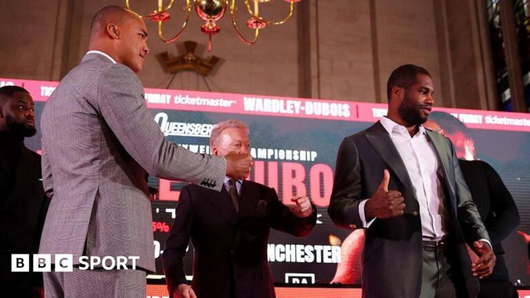 Wardley vs Dubois: Daniel Dubois refuses fist bump from world champion Fabio Wardley after face-off England captain Harry Brook celebrates his century against Pakistan
