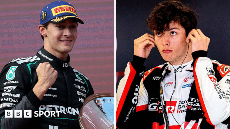 Australian Grand Prix driver ratings: Harry Benjamin on how grid performed in Melbourne A split image of Mercedes driver George Russell and Haas' Oliver Bearman