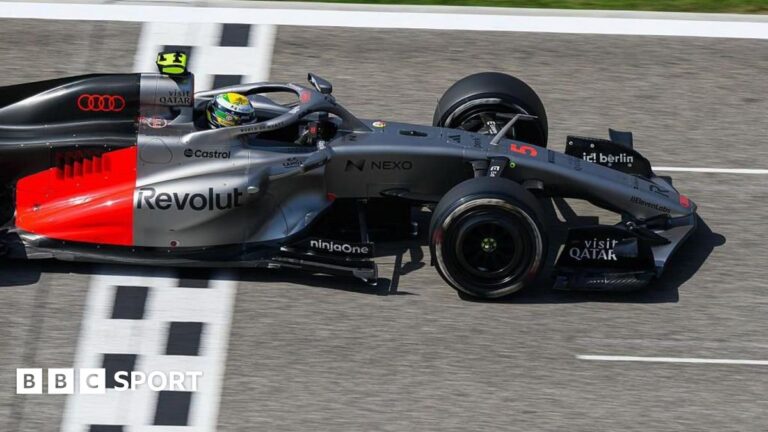Formula 1 2026: BBC Sport breaks down what is changing in the sport this season Lewis Hamilton drives the new Ferrari on track in Bahrain, with a McLaren in the background