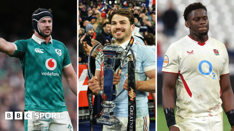 Six Nations talking points: England discipline proves costly as France claim title A split picture of Caelan Doris, Antoine Dupont and Maro Itoje