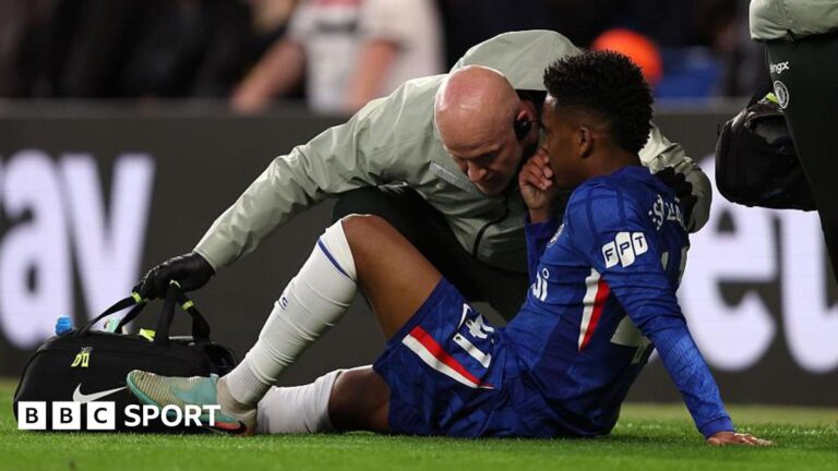 Chelsea winger Estevao doubtful for World Cup after season-ending injury Estevao Willian having treatment on the pitch against Manchester United