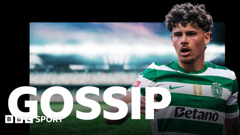 Morgan Rogers on a BBC Sport gossip template