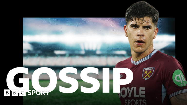Football gossip: Fernandes, Rashford, Iraola, Fabregas, Trafford, Silva, Neto Randal Kolo Munai on a BBC Sport gossip template