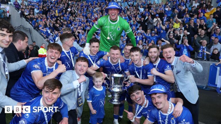 Irish Cup final: All you need to know about Windsor Park decider Dungannon Swifts celebrate Irish Cup win