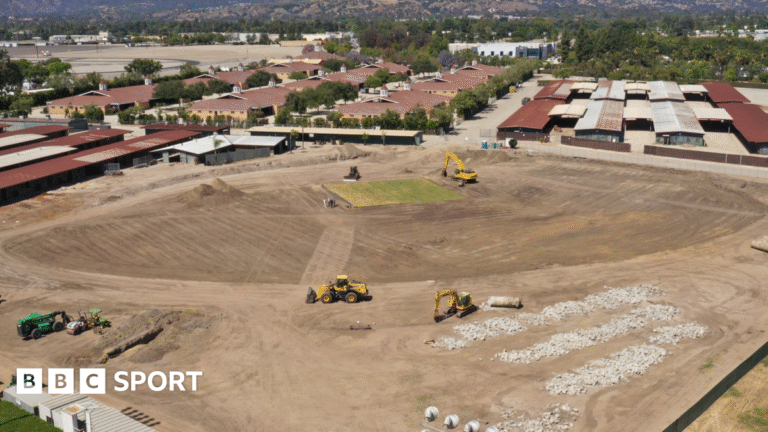 LA 2028: Olympic cricket venue ‘on agenda’ for IPL expansion into USA Construction begins on the square and outfield at the LA 2028 cricket venue in Pomona
