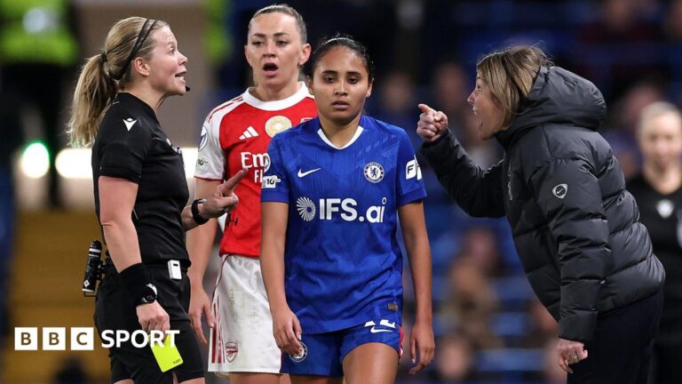Sonia Bompastor: Chelsea boss slams VAR as Katie McCabe avoids red card for hair pull Packed with Personality
