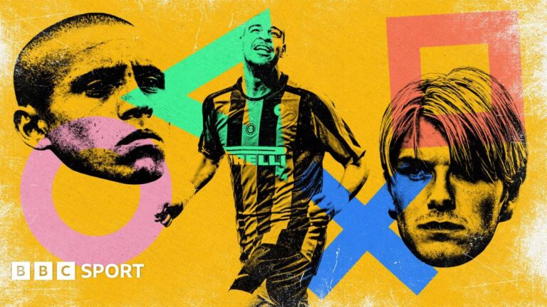 Roberto Carlos, Adriano and David Beckham