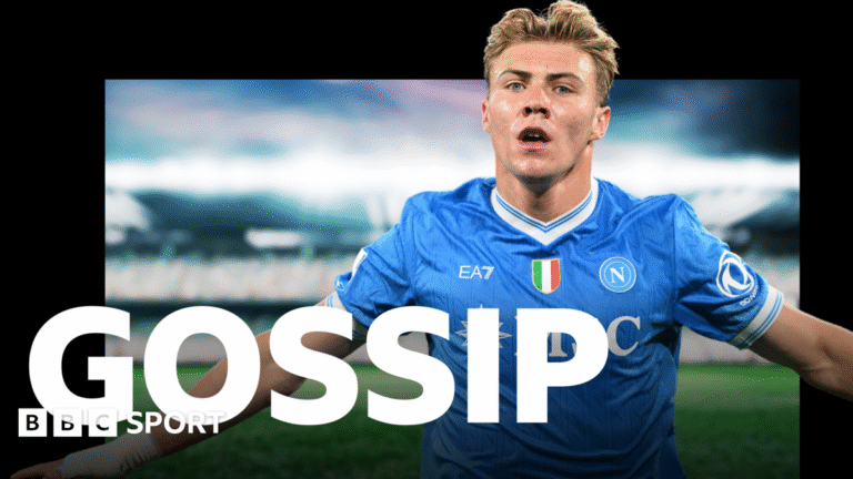 Football gossip: Hojlund, Summerville, Vicario, Senesi, Kroupi, Casemiro, Vinicius Jr, Xavi, Slot The i Paper back page