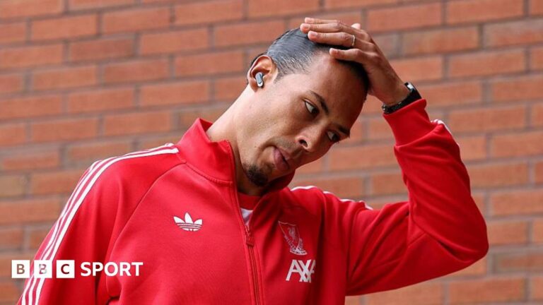 Liverpool: Virgil van Dijk says unacceptable season cannot be repeated Virgil van Dijk of Liverpool arrives at the stadium prior to the Premier League match between Manchester United and Liverpool at Old Trafford