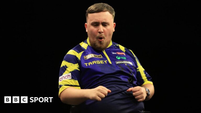 Premier League Darts 2026 results: Luke Littler beats Luke Humphries in Leeds for record-equalling sixth win Luke Littler celebrates beating Luke Humphries on night 14 of the Premier League Darts in Leeds