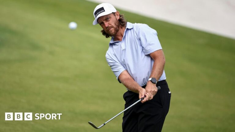 Truist Championship: Tommy Fleetwood a shot behind leader Sungjae Im with Rory McIlroy in contention Tommy Fleetwood playing a chip shot