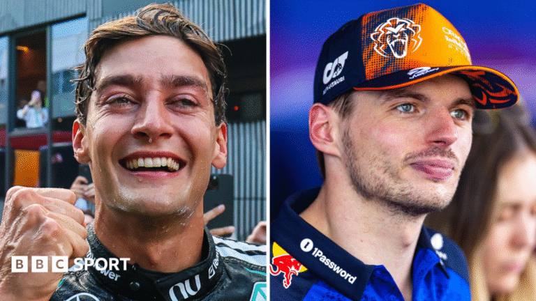 Austrian Grand Prix: Harry Benjamin’s driver ratings as George Russell wins for Mercedes A split picture of Austrian Grand Prix race winner George Russell on the left and second place finisher Max Verstappen on the right