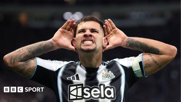 Bruno Guimaraes: Arsenal target Brazil midfielder – can Newcastle keep him? Bruno Guimaraes celebrates after scoring for Newcastle United against Crystal Palace on 4 January 2026