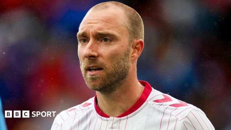 Christian Eriksen: How can athletes carry on with an ICD after cardiac issues? Christian Eriksen looks on during Denmark's friendly draw with DR Congo