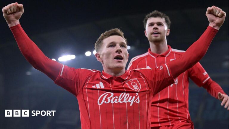 Elliot Anderson: The rise of England midfielder to potential British record fee Elliot Anderson celebrates scoring for Nottingham Forest
