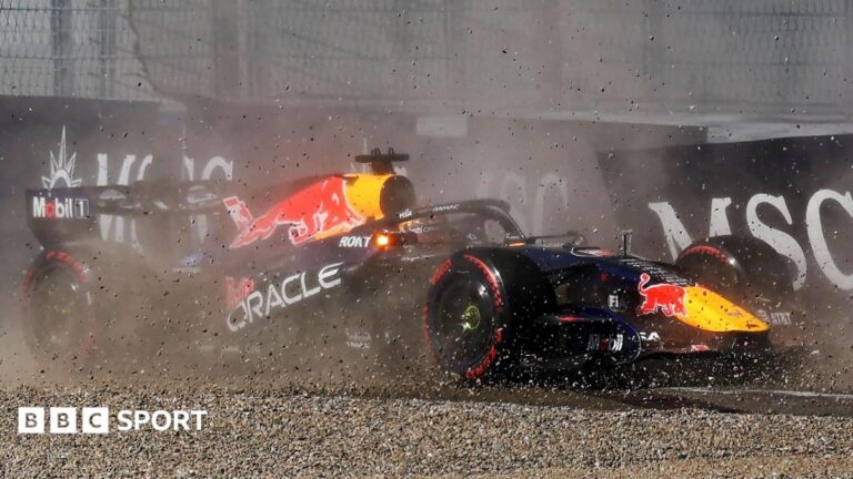 F1 Q&A: Russell’s controversial pole, Ferrari’s underwhelming Austria, Verstappen key to driver market and Williams’ regression Red Bull's Max Verstappen throws up gravel as it crashes into the barrier during qualifying for the Austrian Grand Prix