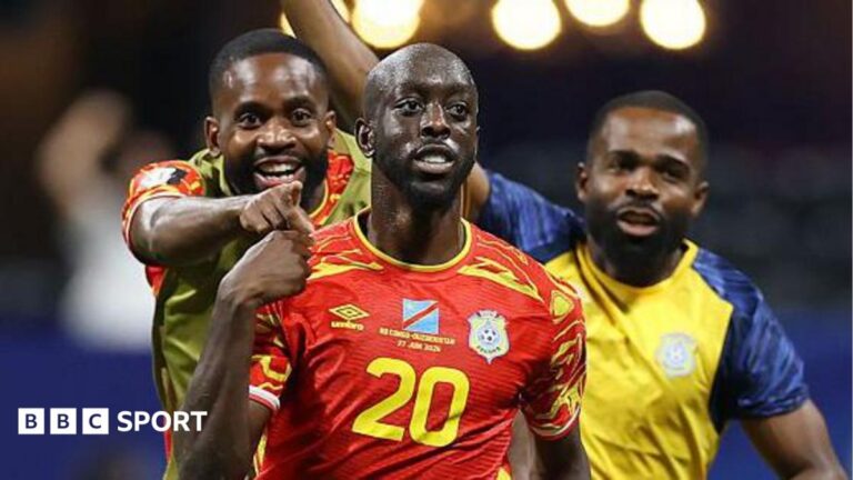 Fifa World Cup 2026: What you need to know about England opponents DR Congo Yoane Wissa celebrates the third goal against Uzbekistan