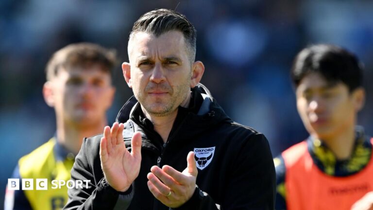 Matt Bloomfield: Oxford United sack head coach Matt Bloomfield