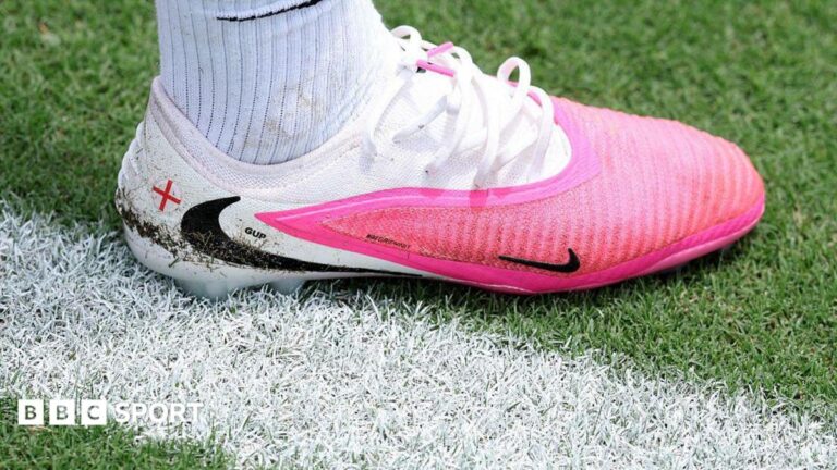 Pink boots at World Cup: Why are footballers wearing pink boots at the World Cup? Action from the World Cup opener between Mexico and South Africa