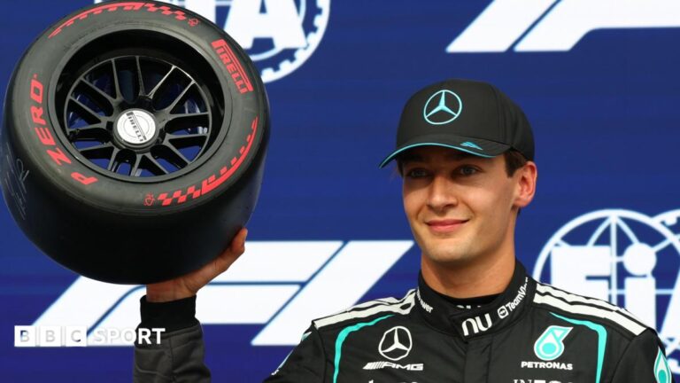 Pirelli F1 tyre contract extended until 2028 Mercedes driver George Russell holds aloft the Pirelli pole position at the 2026 Canadian Grand Prix