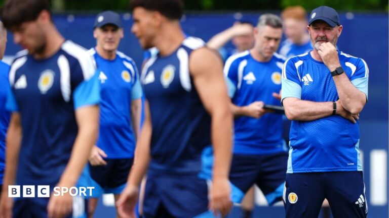 ‘Scotland await Haiti with mix of positivity and anxiety, belief and fear’ Scotland head coach Steve Clarke is thoughtful during training