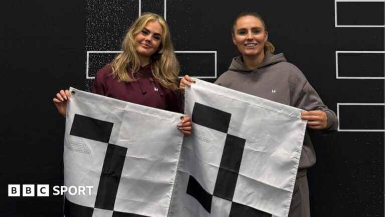 The Welsh sisters taking on the Hyrox World Championships together (left to right) Hannah and Aimee Watson