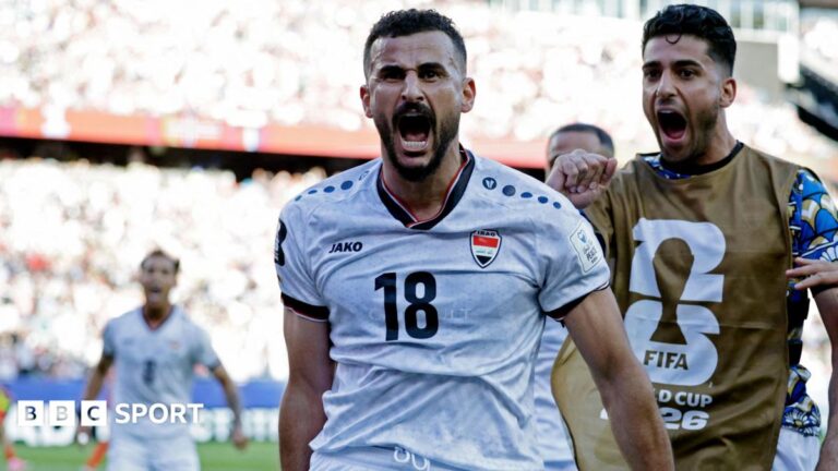World Cup 2026: Aymen Hussein creates history for Iraq after overcoming personal losses Iraq's Aymen Hussein celebrates scoring their first goal