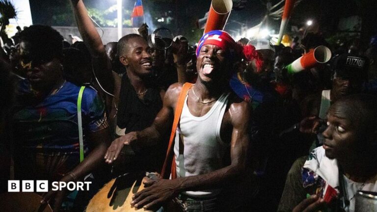 World Cup 2026: Haiti’s message of hope in rare appearance at finals A Haiti fan celebrates during a World Cup warm-up match