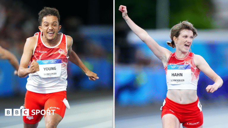 2026 Commonwealth Games: Thomas Young and Sophie Hahn win England’s first athletics golds Steve Borthwick