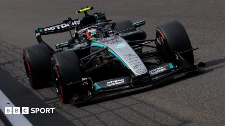 Belgian Grand Prix: Kimi Antonelli takes Spa pole from Max Verstappen Mercedes' Kimi Antonelli during Belgian Grand Prix qualifying