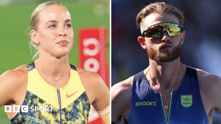 London Diamond League 2026: Keely Hodgkinson and Josh Kerr world record bids – schedule and how to watch Split picture of Keely Hodgkinson and Josh Kerr before races this season
