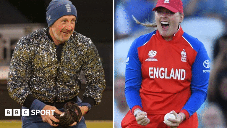 T20 World Cup: How hard work and a disco jacket helped England improve their fielding Linsey Smith