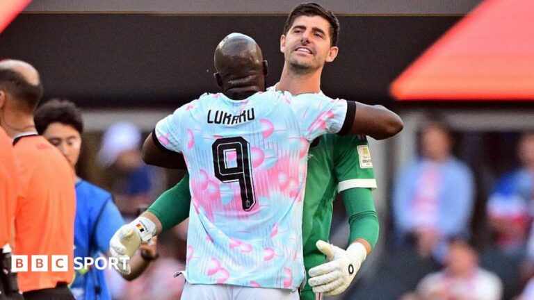 World Cup 2026: How Belgium’s golden generation have evolved with Spain next in their sights Romelu Lukaku hugs Thibaut Courtois after Belgium beat USA 4-1 in Seattle in the last 16 of the 2026 FIFA World Cup