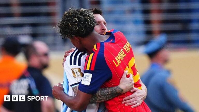 World Cup 2026: Spain’s Lamine Yamal ‘completes football’ with victory over Argentina Spain teenager Lamine Yamal embraces Argentina's 39-year-old great at the end of the World Cup Final.