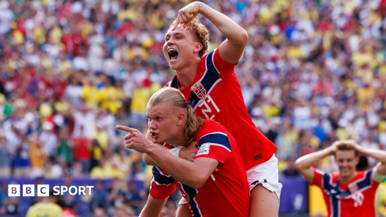World Cup 2026: Why Erling Haaland is the man no one wants to face as Norway make history Erling Haaland of Norway celebrates his goal with teammates
