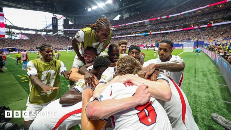 World Cup 2026 knockouts: England’s route to the final explained England players celebrate scoring against DR Congo