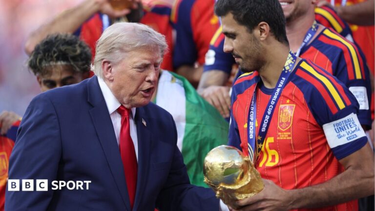 World Cup final: How Donald Trump, Justin Bieber and Shakira starred Spain players celebrate winning the World Cup