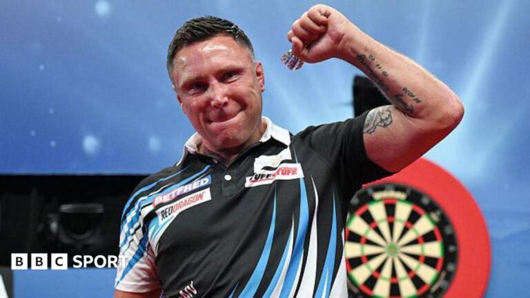World Matchplay darts: Gerwyn Price sets up Gian van Veen semi-final Anti-doping test kit
