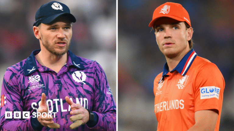 ICC criticised for ‘disrespectful’ changes to World Cup by Cricket Scotland and KNCB Richie Berrington and Bas de Leede
